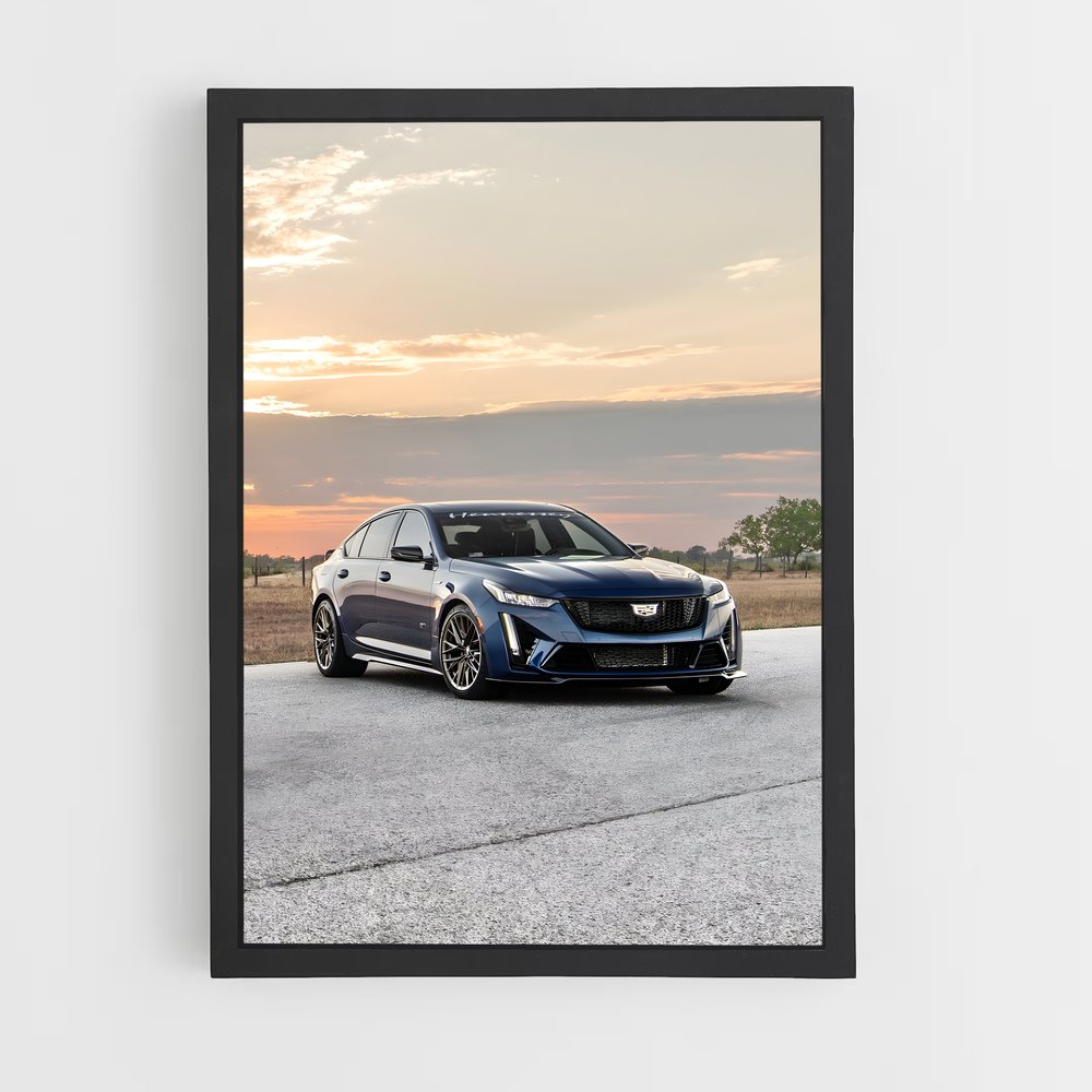 Poster Route Cobalt – affiche Cadillac (vue 2)